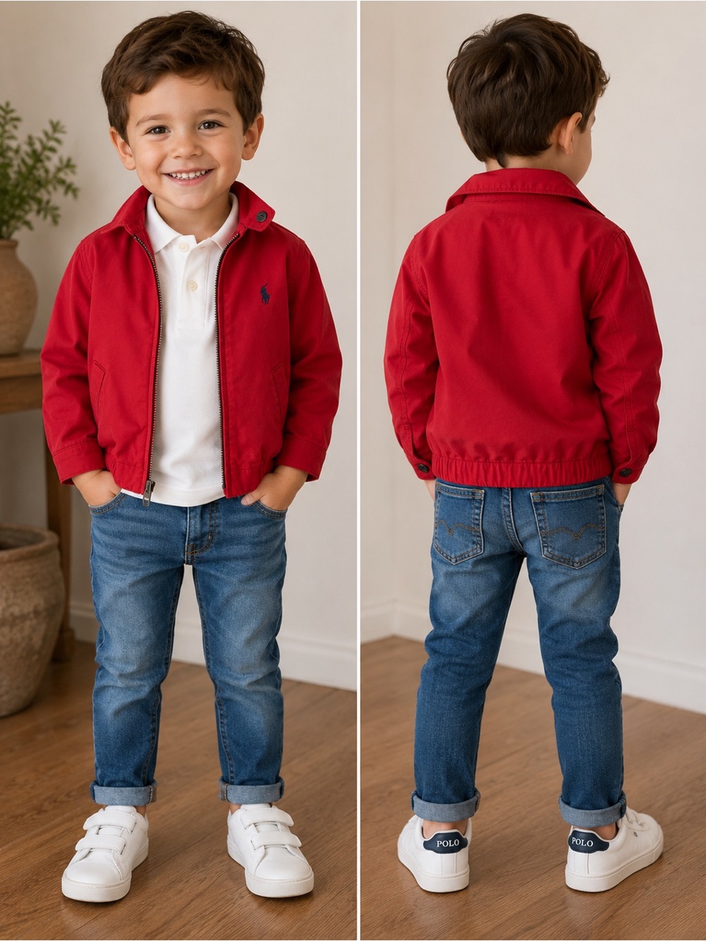 Polo by Ralph Lauren Boys Red Jacket – Size 3T